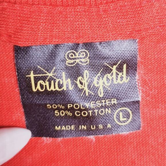 VTG 80s San Francisco 49ers T-shirt Touch of Gold Large 50/50 USA Single Stitch - Picture 3 of 8